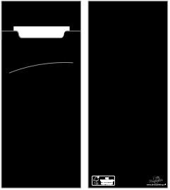 Bestekzakjes Pochetto Black (Doos 520 stuks)