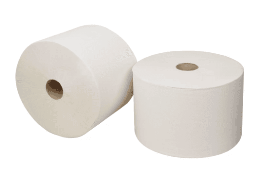 Industriepapier recycled 1-laags 1000 meter 2 rol