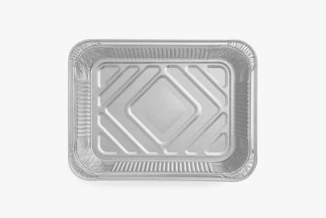 Aluminium menubak 1 vaks HOOG (Doos 1000 stuks)