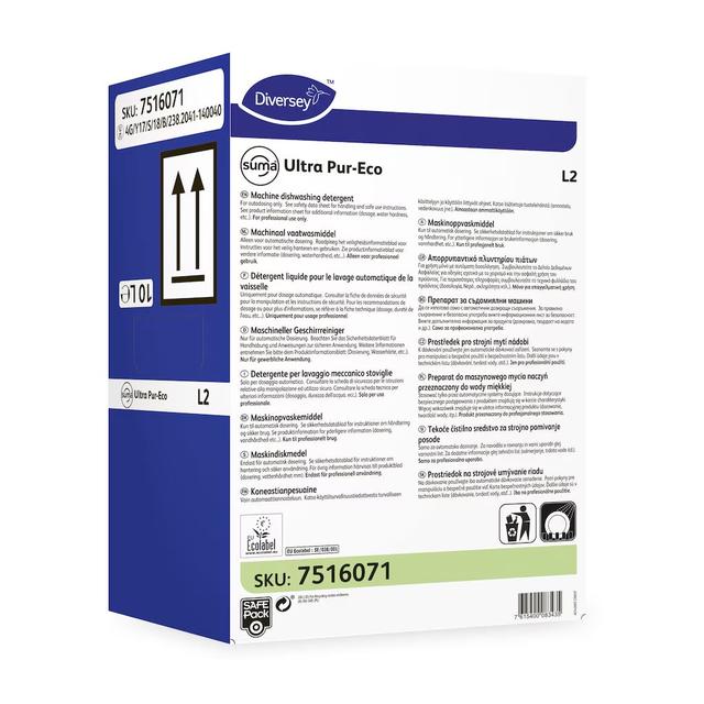 Suma Ultra Pur-Eco L2 Vaatwasmiddel (Safepack 10 liter)
