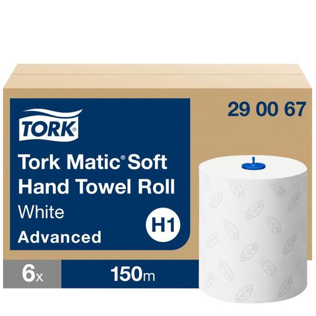 Tork Matic Handdoekrollen 290067 2-laags (Doos 6 rol à 150mtr)