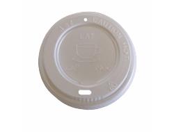 Deksel tbv. coffee to-go beker 4oz Wit 