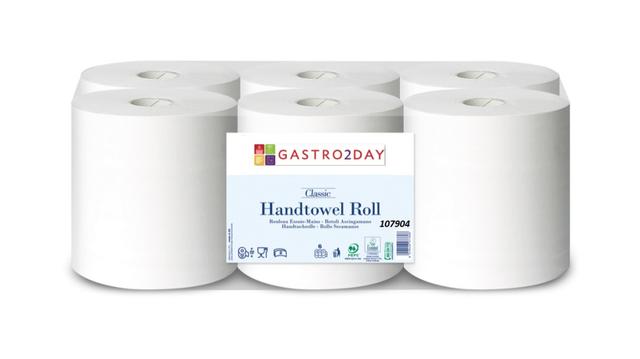 Poetsrollen midi 2lgs, tissue, vel voor vel, 150 meter