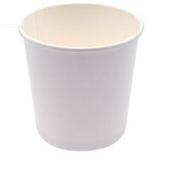 Soepbeker karton wit 300cc/12oz wit (pak à 25stks)