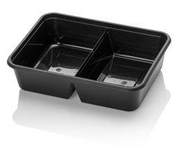 Bak 182 serie 2-vaks 750cc PP Zwart (Pak 50 stuks)