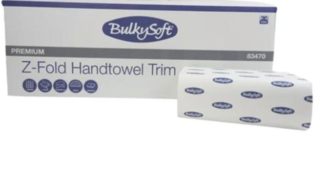 Bulkysoft Vouw Handdoeken M-Fold 20,5x24 (Doos 3750 stuk)