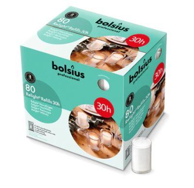 Bolsius Relight Refill Kaarsen 24uur Transparant (Doos 100 stuks)