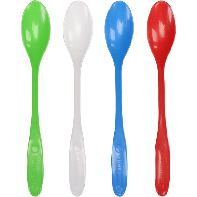 Sorbet lepel 17cm assorti gekleurd (Zak 250 stuks)