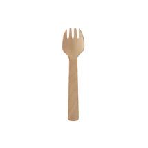 Spork hout 100mm (pak à 100 stuks)