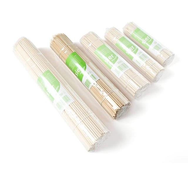 Sateprikker bamboe ø2,5mm/ 18cm (Pak 200 stuks)
