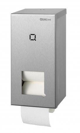 Qbic-line 2 rol toiletpapier houder