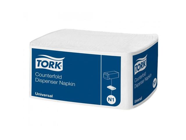 Tork N1 Counterfold Dispenserservet (4775412) Wit 1-laags 31x32cm (Doos 24 x 300 stuks)