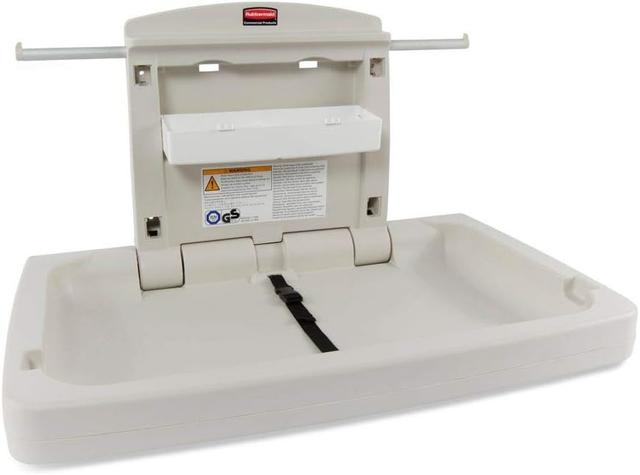 Baby Commode Rubbermaid grijs horizontaal
