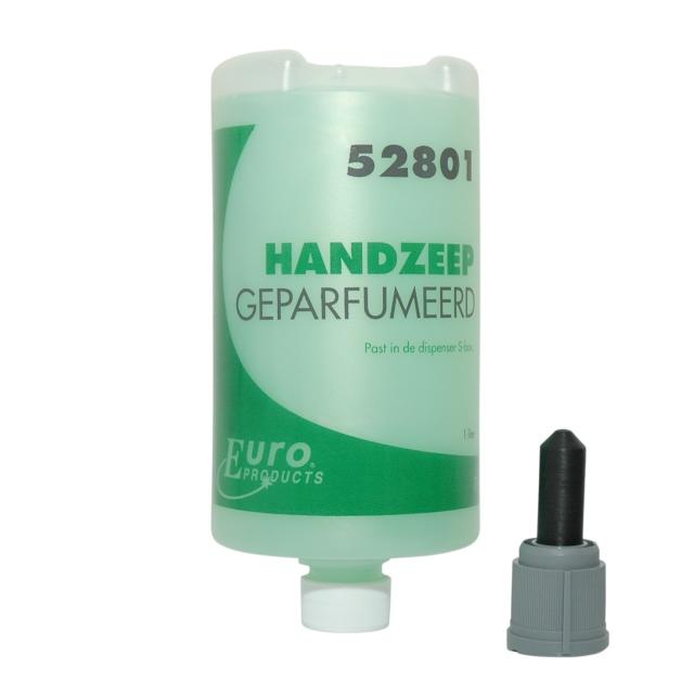 Euro handzeep geparfummeer Geschikt voor S-box zeepdispensers (Doos 6 x 1000ml)