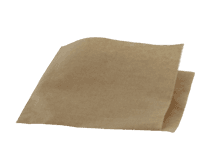 Shoarma/grill zakjes bruin kraft 15x15cm (Doos à 1000 stuks)