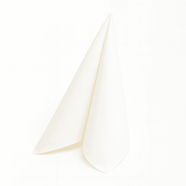 Bamboe servetten 48x48cm Wit (Doos 8 x 50 stuks)