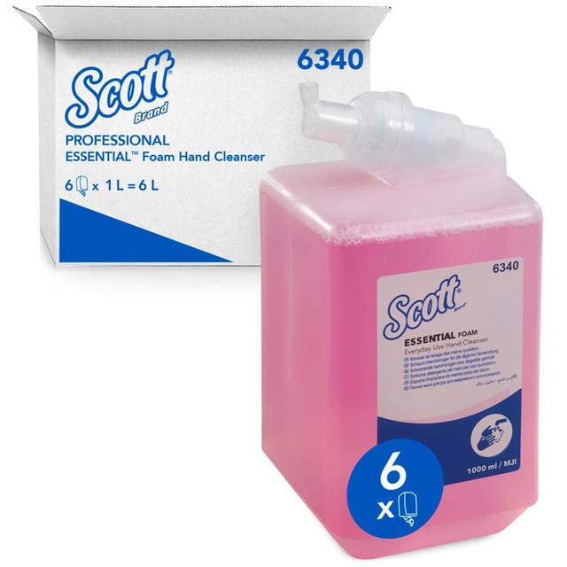 Kimberly Clarck Kleenex Foam Handzeep 6340 ( Doos 6 flessen 1 liter)