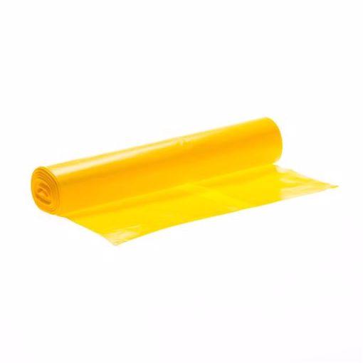 Afvalzak 90x110cm - 150Liter T25 geel 20 stuks