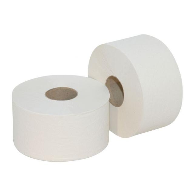 Toiletpapier Mini jumbo 2-laags Cellulose 180 meter (Pak 12 rol)