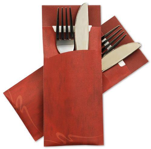 Bestekzak POCH-005 Bordeauxrood Pochetto ( 520 stuks )
