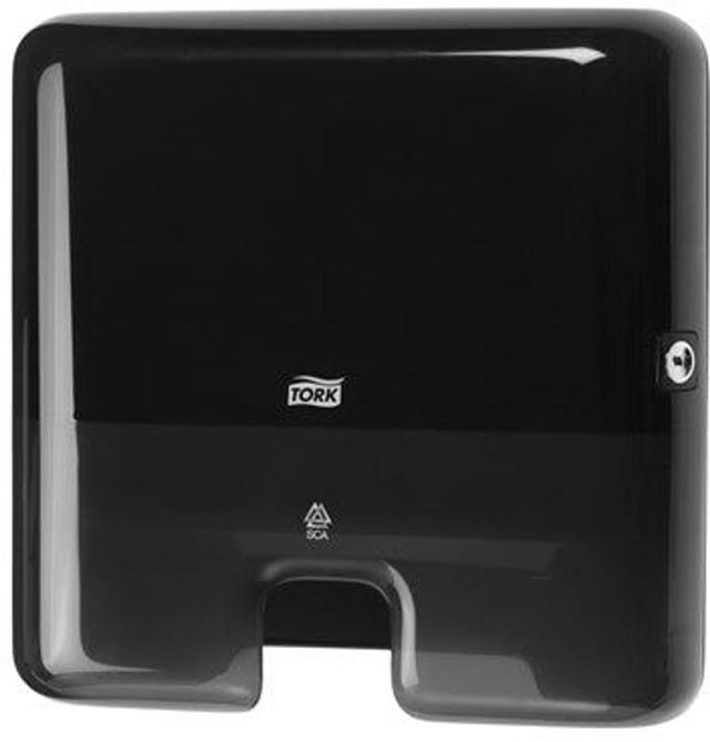 Tork 552108 Dispenser intergevouwen handdoeken mini zwart voor H2, Elevation-Line