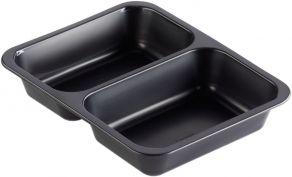 Menuschaal PP Sealbaar 2-Vaks Zwart M20/40 (Doos 216 stuks)