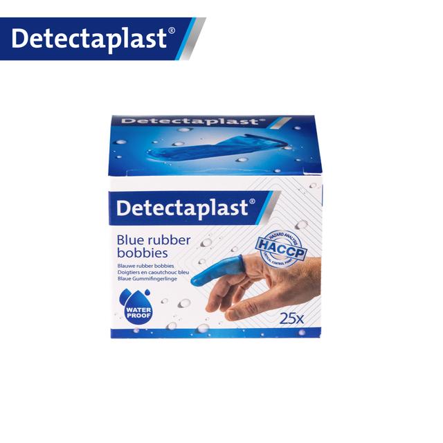 Detectaplast vingercondooms rubber blauw