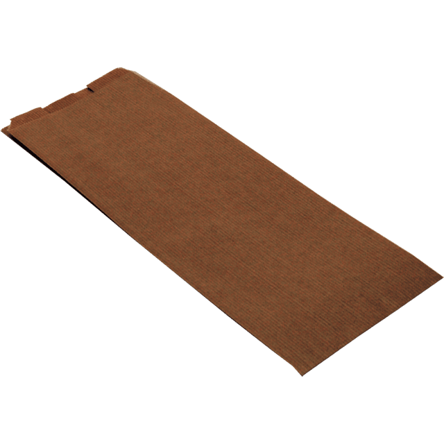 Levensmiddelenzakken papier nr10 bruin 19/5x49 10kg.