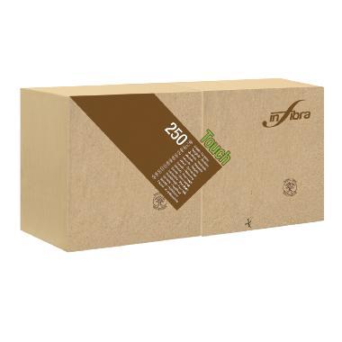 Infibra Madre Terra  Servetten 24x24cm 2-laags 1/4 vouw (Pak à 250 stuks)