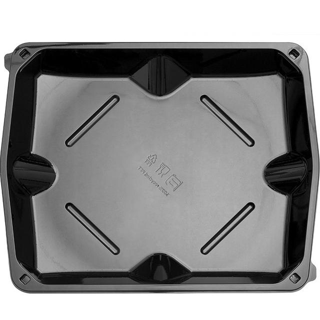 Hi-Tapas Tray serveerrschaal RPET 326x265x40mm 1-vaks Zwart (Doos 300 stuks)