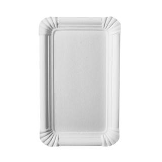 Kartonnen schaaltjes Wit 12x18cm gevoerd met Ersatz PFAS-vrij (Doos à 1000 stuks)