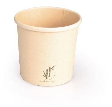 Bamboe Papier Soepbeker 750ml/ 26oz (Krimp 25 stuks)