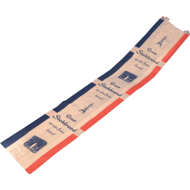Stokbroodzakken Papier Franse serie 8x58cm (Doos 10kg)